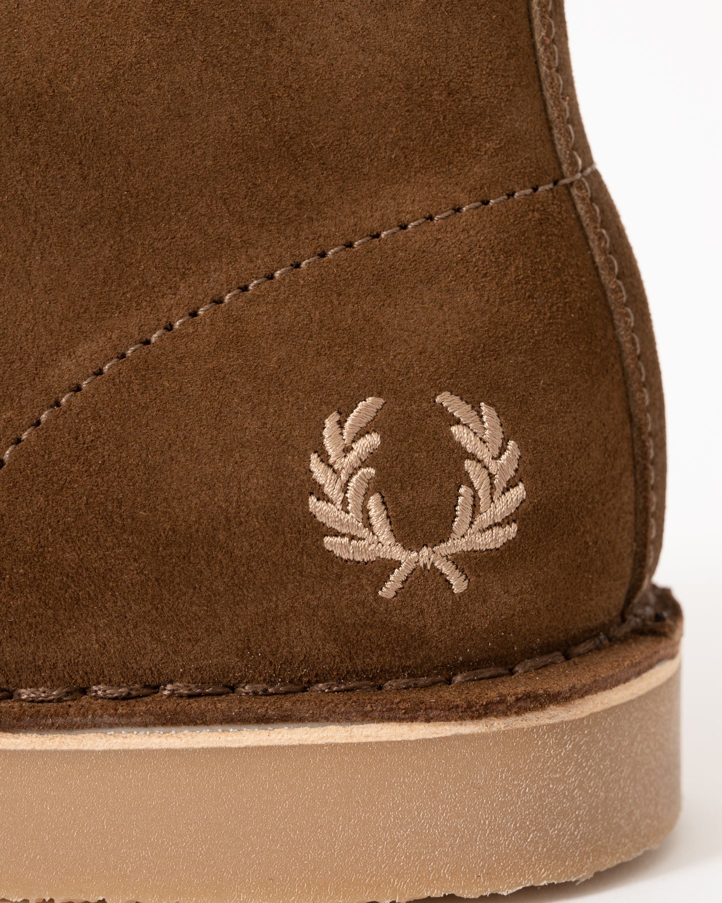 Fred Perry Hawley Suede Mens Desert Boots - Marsh Brown Z24