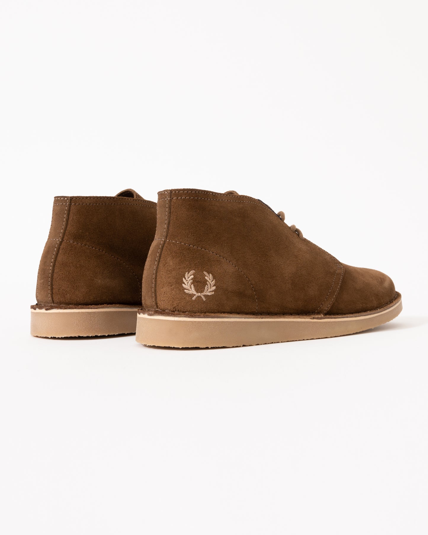 Fred Perry Hawley Suede Mens Desert Boots - Marsh Brown Z24