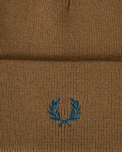 Fred Perry Mens Classic Beanie - Shaded Stone/Petrol Z68