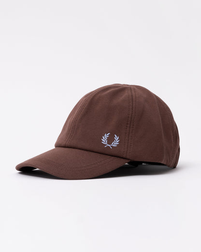 Fred Perry Classic Piqué Cap - Carrington Road Brick/Light Smoke Y81