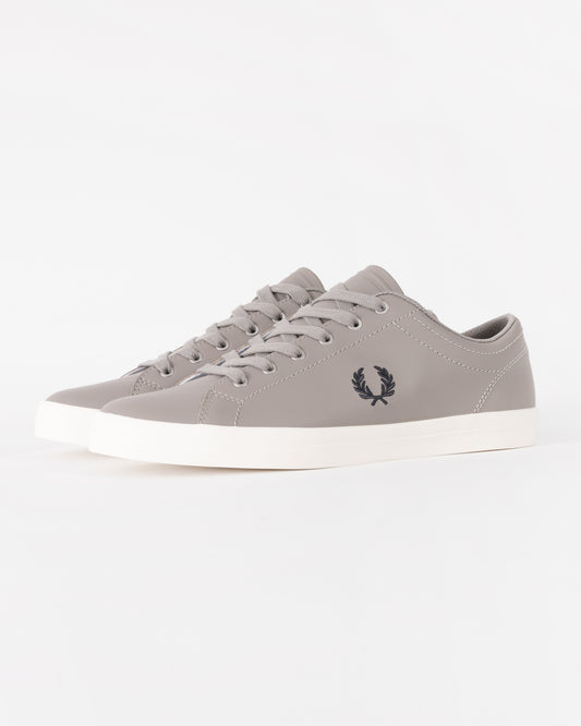 Fred Perry Mens Baseline Leather Trainers - Cloudburst 119