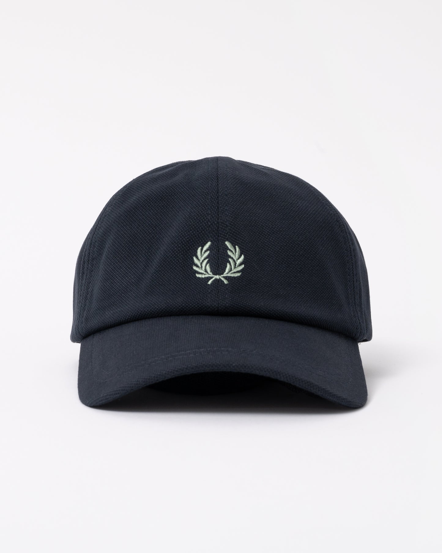 Fred Perry Mens Pique Classic Cap - Navy/Seagrass T73