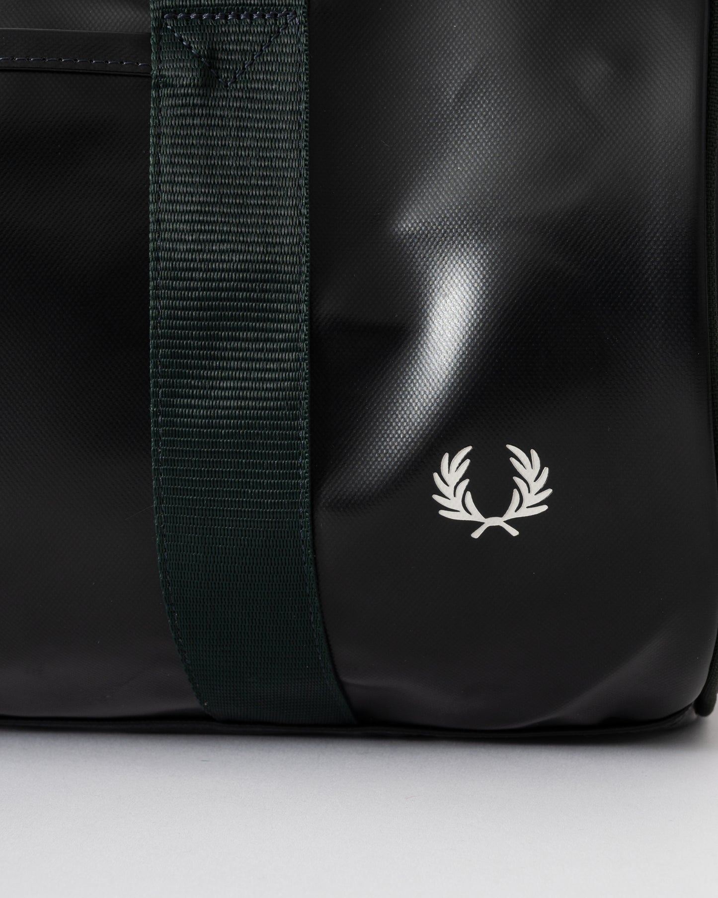 Fred Perry Tonal Barrel Bag - Night Green Q20 - CHO - Designer Mens,Duffle Bags