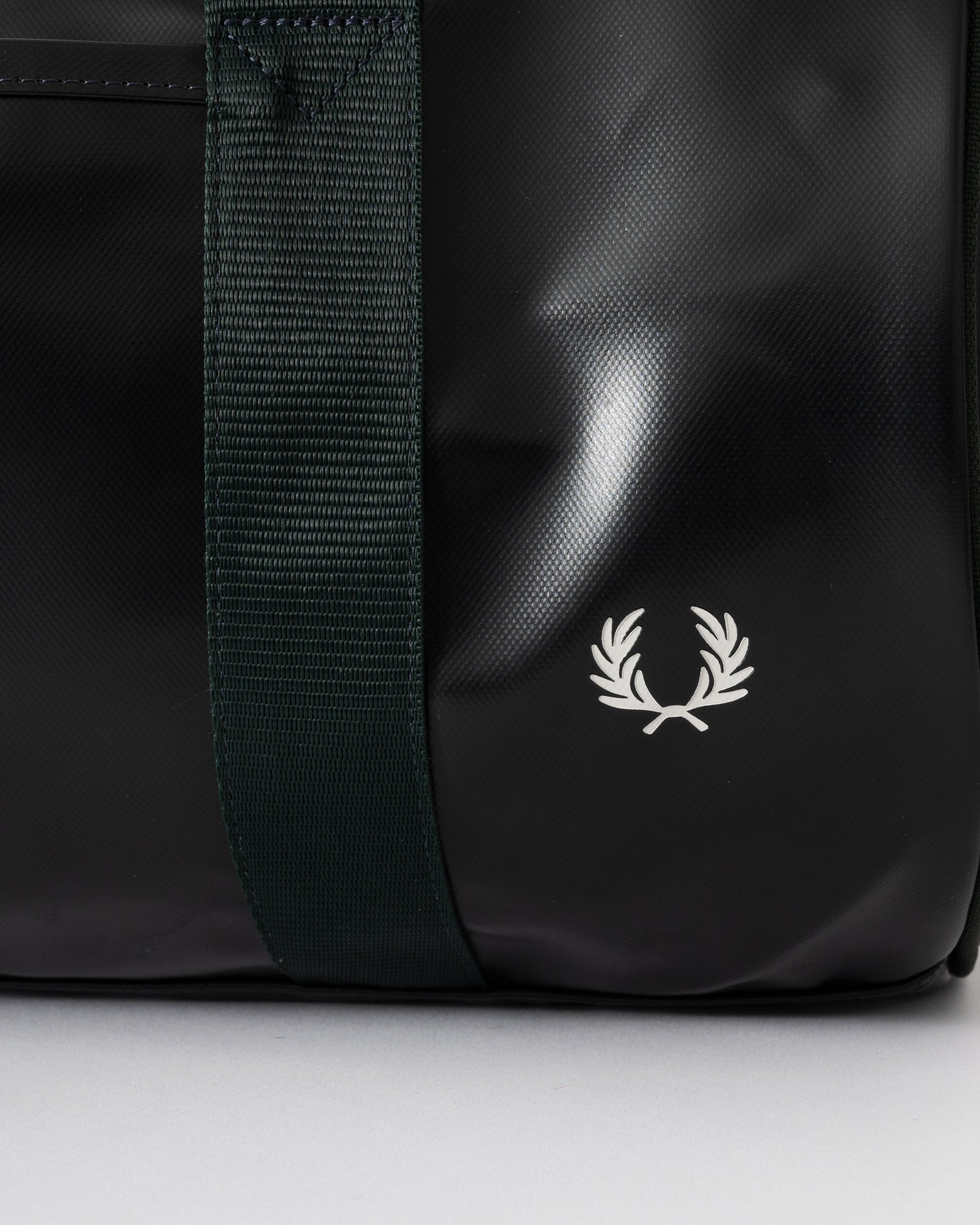 Fred Perry Tonal Barrel Bag - Night Green Q20 - CHO - Designer Mens,Duffle Bags