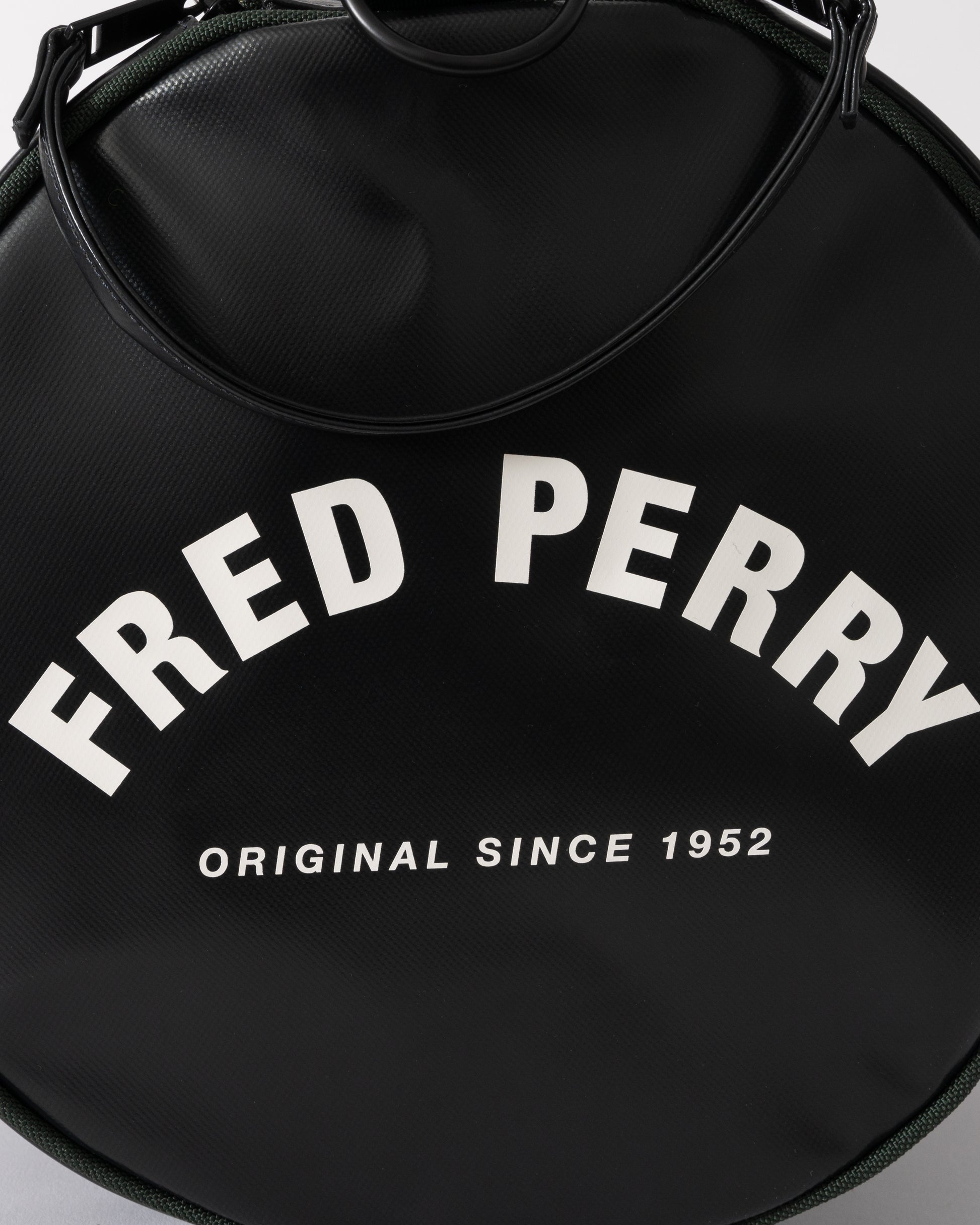 Fred Perry Tonal Barrel Bag - Night Green Q20 - CHO - Designer Mens,Duffle Bags