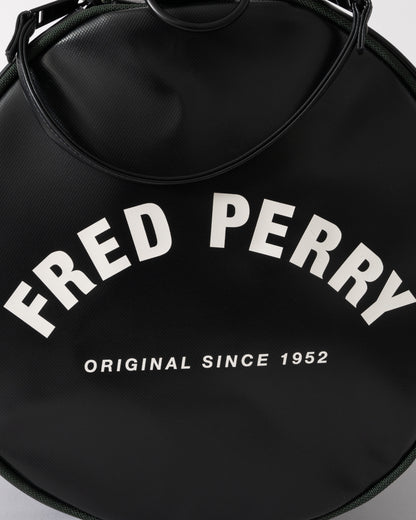 Fred Perry Tonal Barrel Bag - Night Green Q20 - CHO - Designer Mens,Duffle Bags