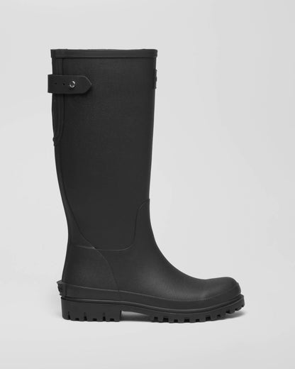 Joules Mens Tall Welly - Black | CHO | Designer Mens Wellies