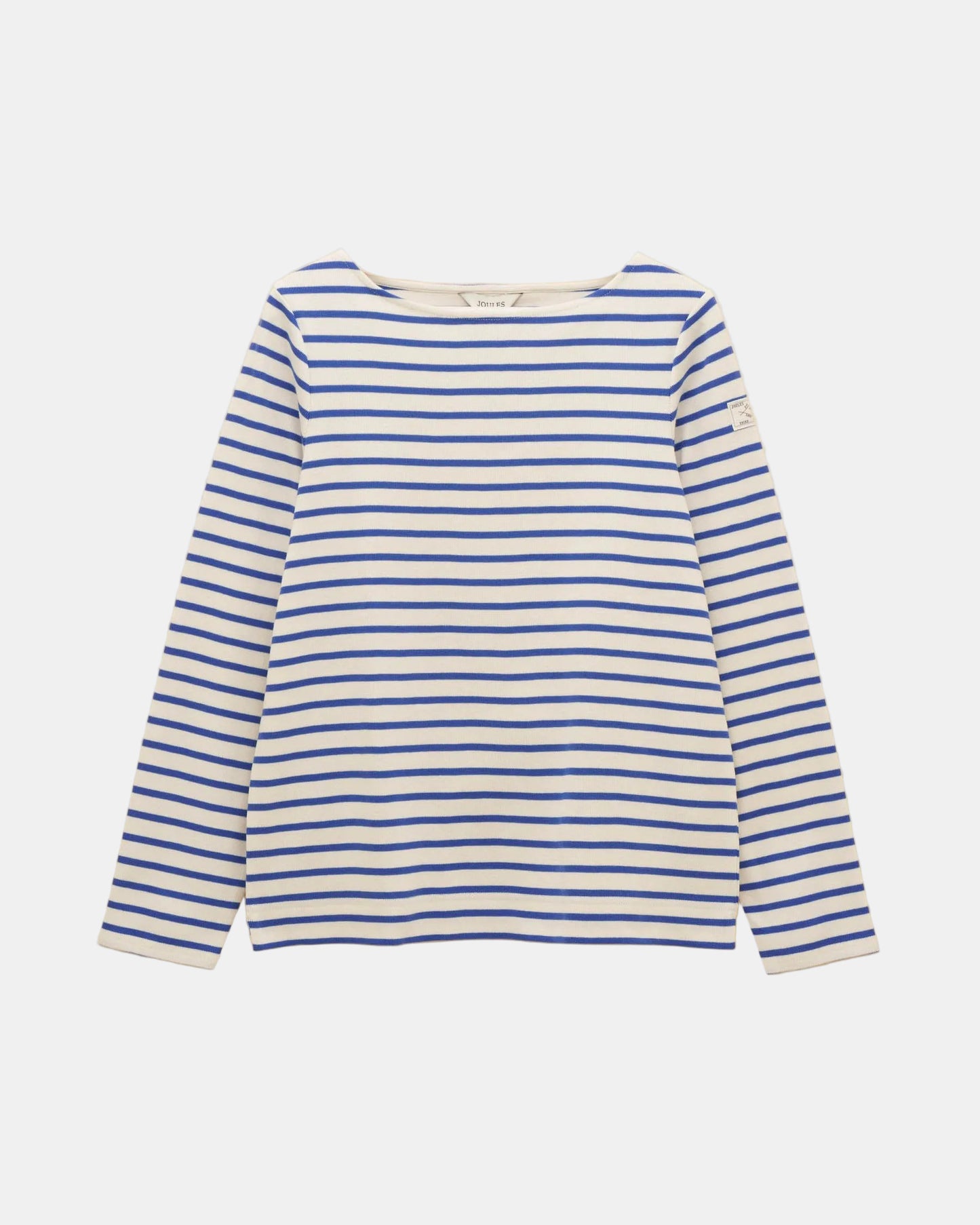 Joules New Harbour Womens Striped Breton Top - Blue/White Stripe