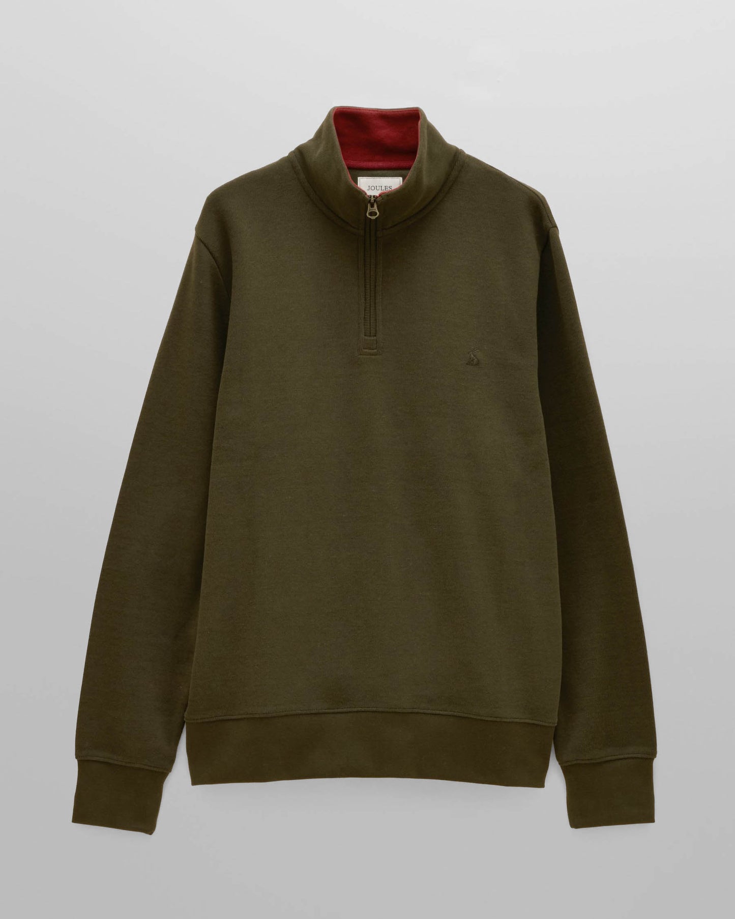 Joules Alistair Mens 1/4 Zip Sweatshirt - Green
