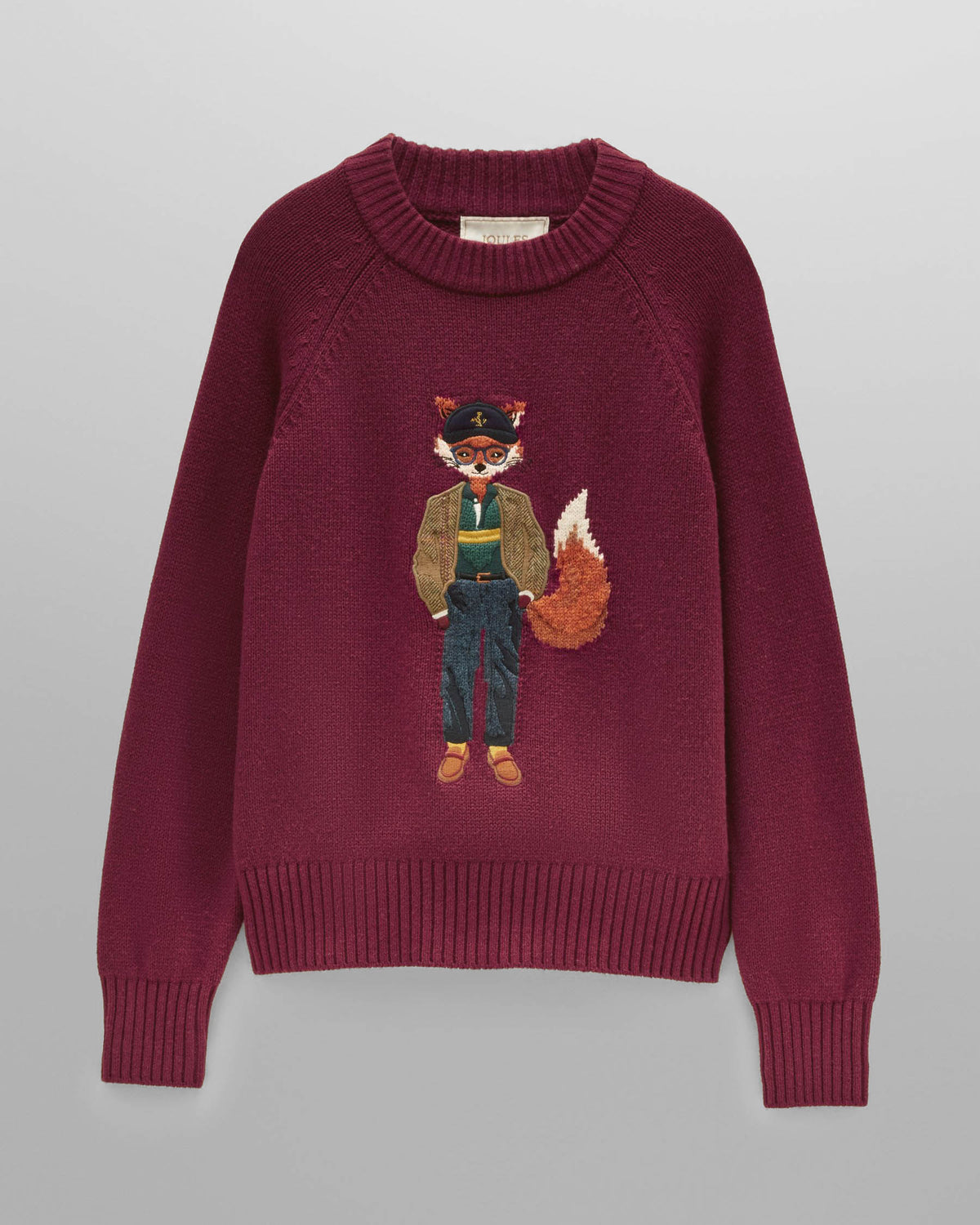 Joules Jonty Womens Jumper - Burgundy Red