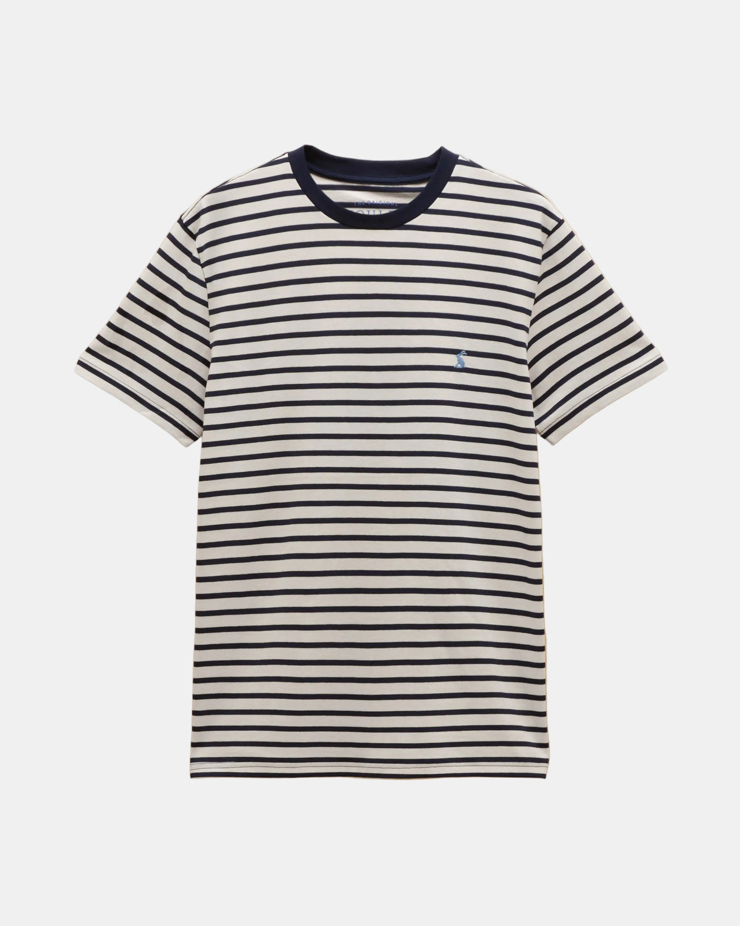 Joules Mens Everyday T - Shirt - Navy/White Stripe | CHO | Designer Mens T - Shirts
