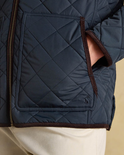 Joules Maynard Mens Quilted Jacket - Navy