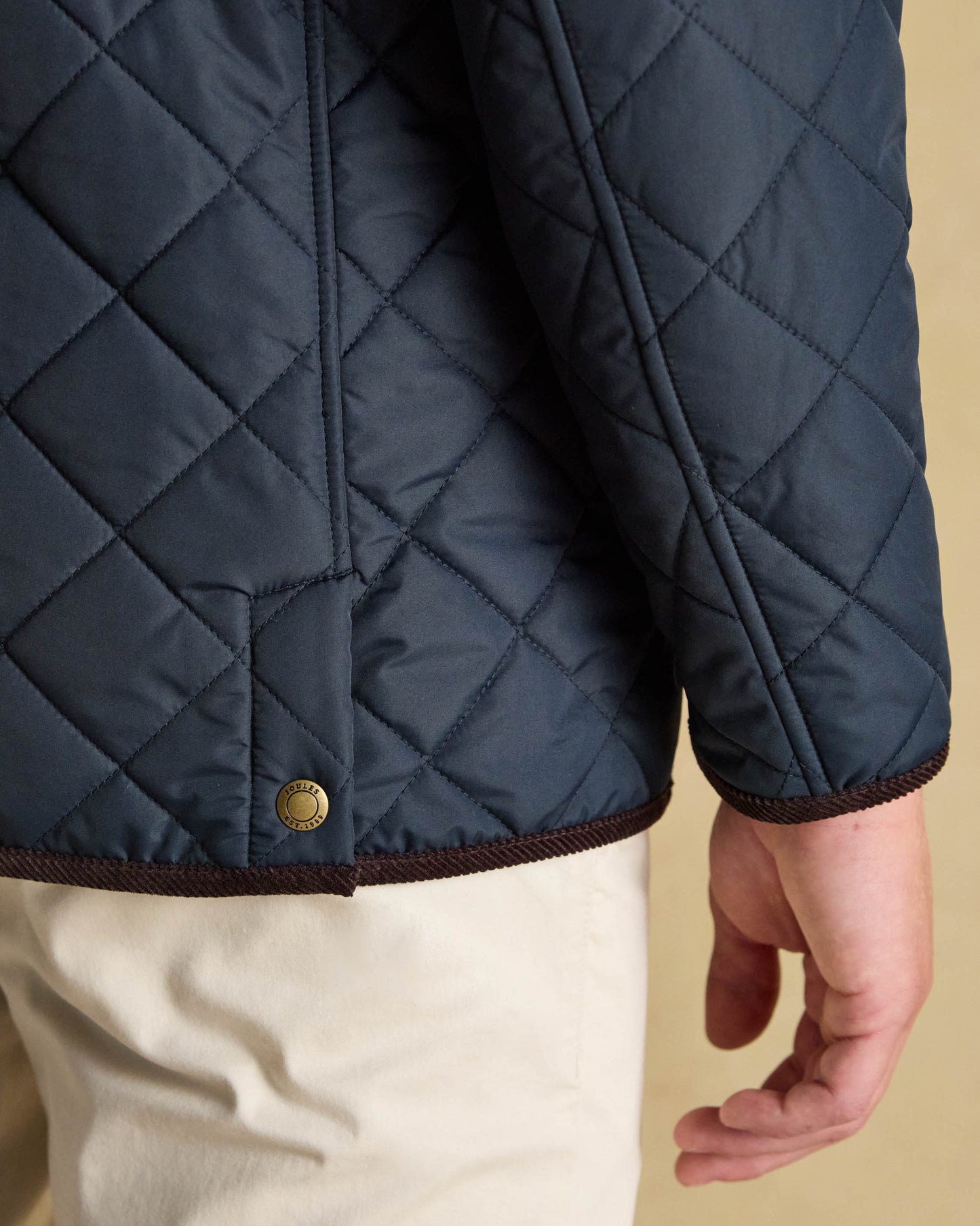 Joules Maynard Mens Quilted Jacket - Navy
