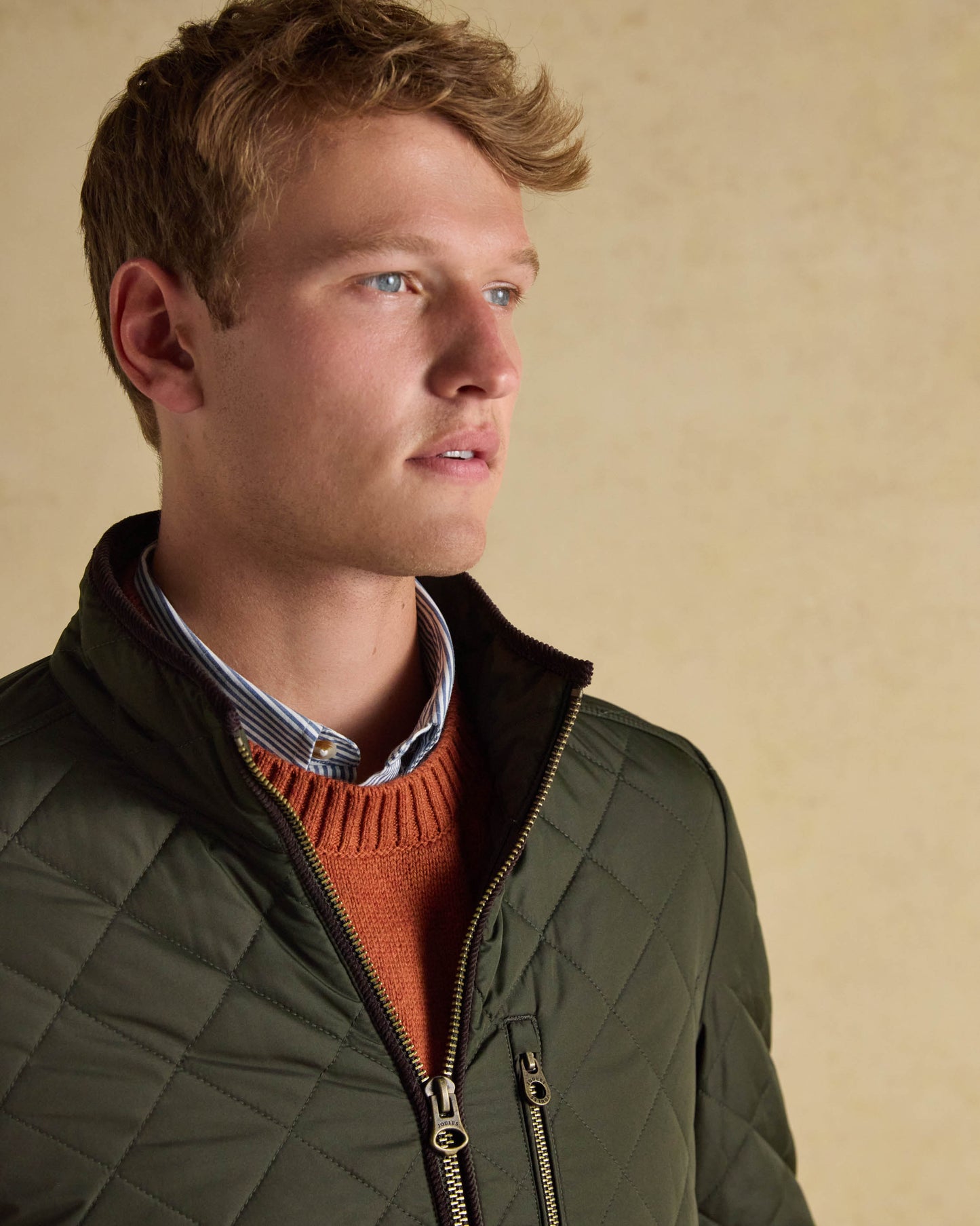 Joules Maynard Mens Quilted Jacket - Green