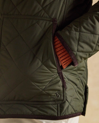 Joules Maynard Mens Quilted Jacket - Green