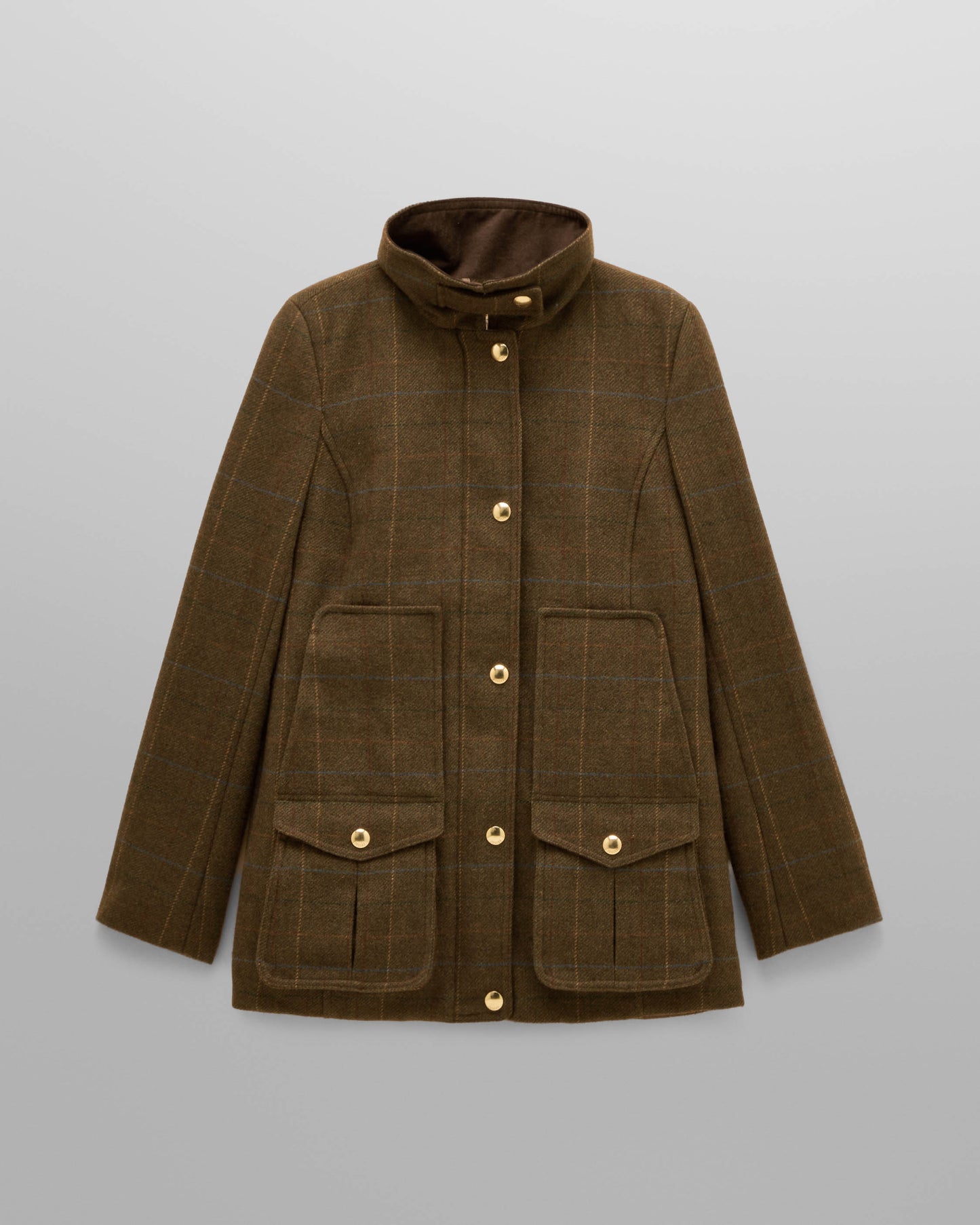 Joules Womens Fieldcoat - Brown Check