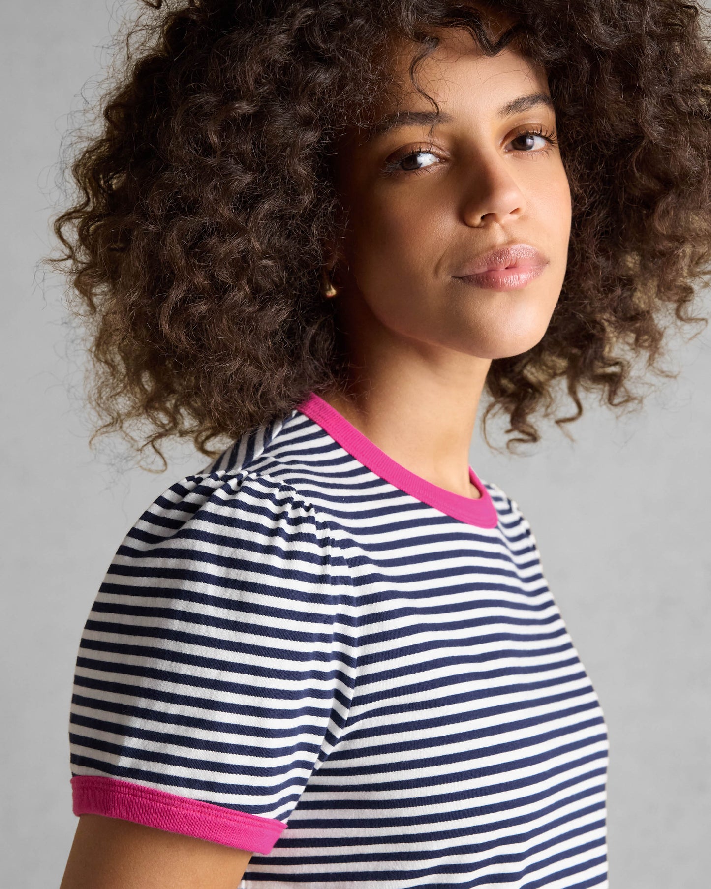 Joules Erin Womens Striped T-Shirt - Navy Stripe - CHO - Designer 