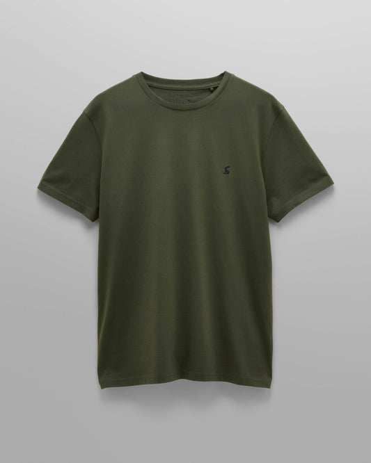Joules Mens Everyday T-Shirt - Khaki Green | CHO | Designer 