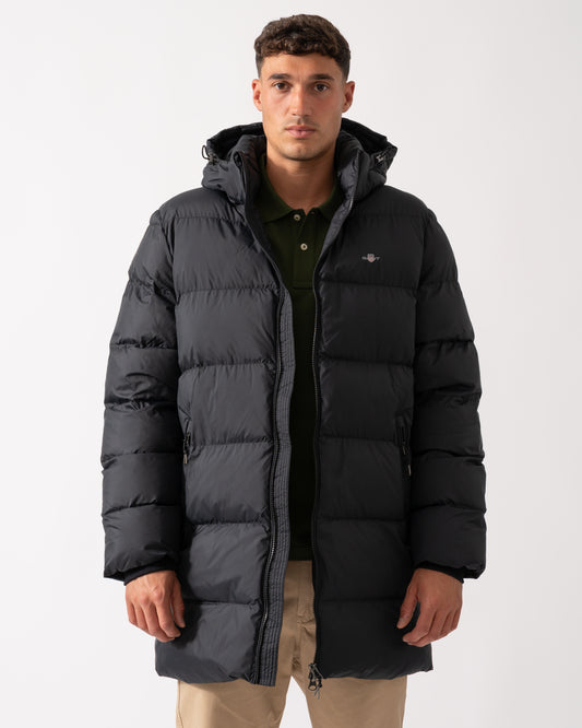 GANT Mens Active Cloud Mid Length Jacket - 5 Black