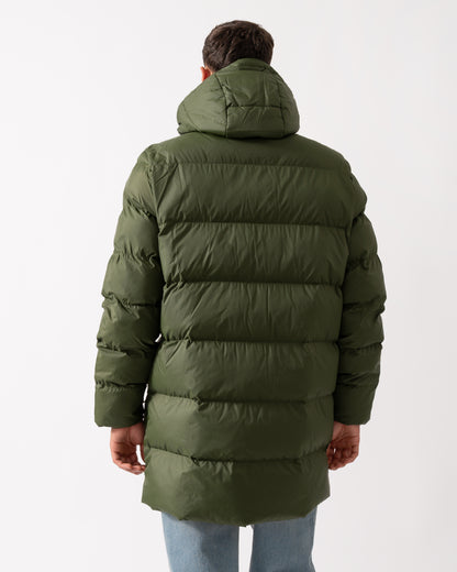 GANT Mens Active Cloud Mid Length Puffer Jacket - 360 Country Green