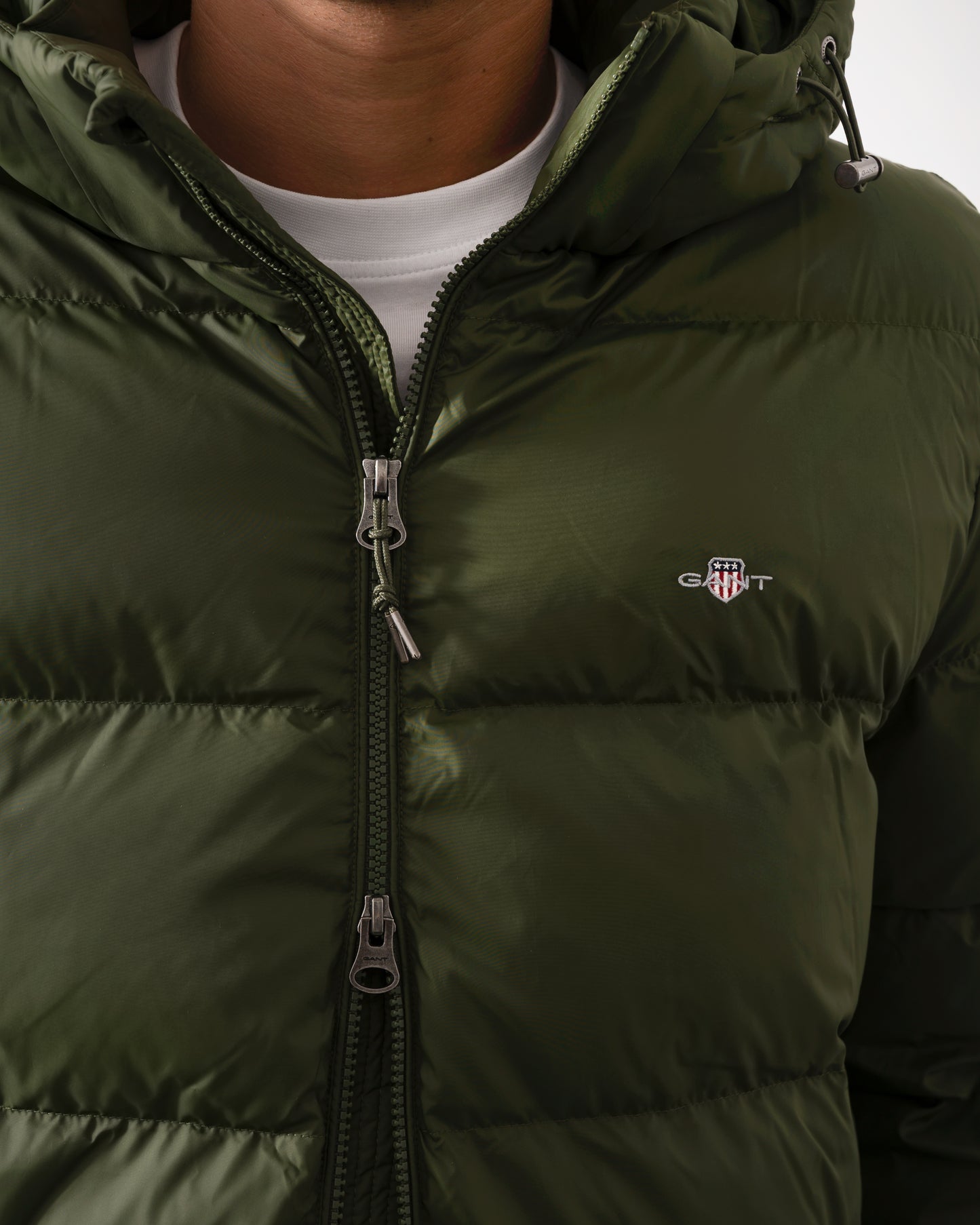 GANT Mens Active Cloud Mid Length Puffer Jacket - 360 Country Green