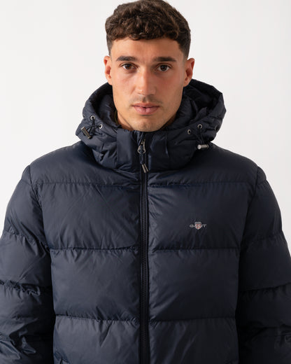 GANT Mens Active Cloud Mid Length Puffer Jacket - 433 Evening Blue