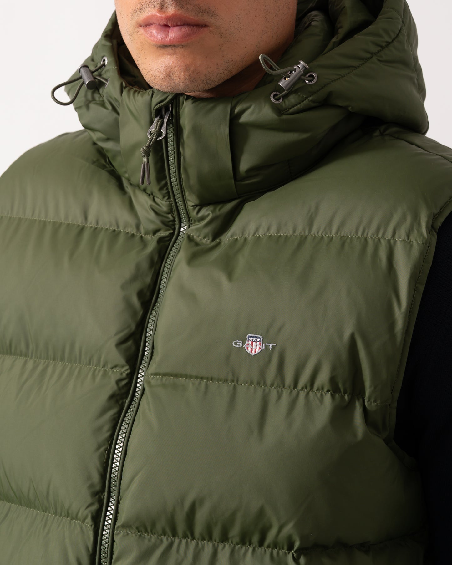 GANT Mens Active Cloud Puffer Vest - 360 Country Green