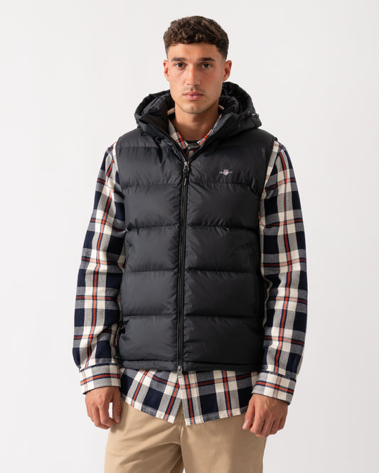 GANT Mens Active Cloud Puffer Vest - 5 Black