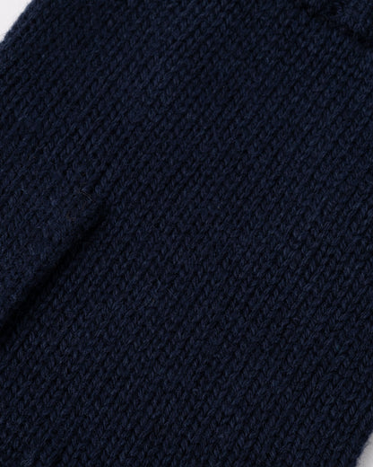 Material of the GANT Mens Cotton Blend Logo Gloves - 410 Marine