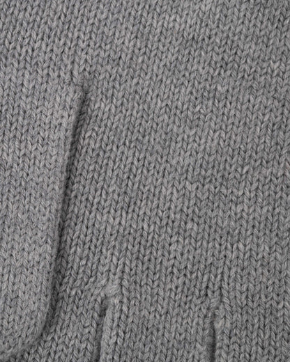 Material on the GANT Mens Cotton Blend Logo Gloves - 93 Grey Melange