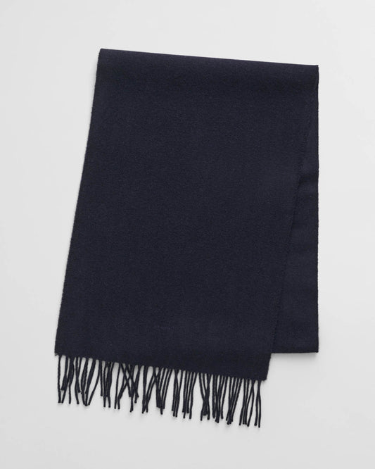 GANT Mens Wool Scarf - 433 Evening Blue