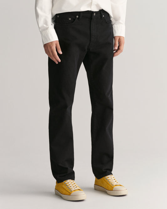 GANT Mens Regular Desert Jeans - 5 Black