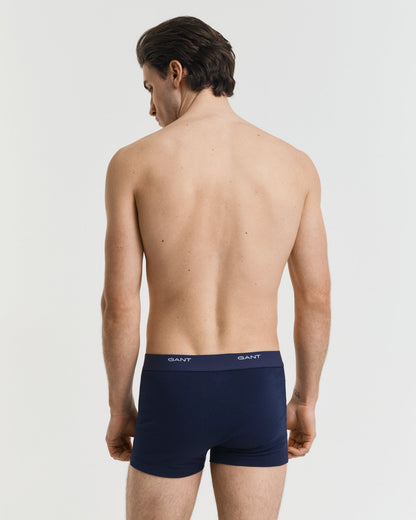 GANT 3-Pack Mens Core Trunks with Logo Waistband - 105 Multicolour