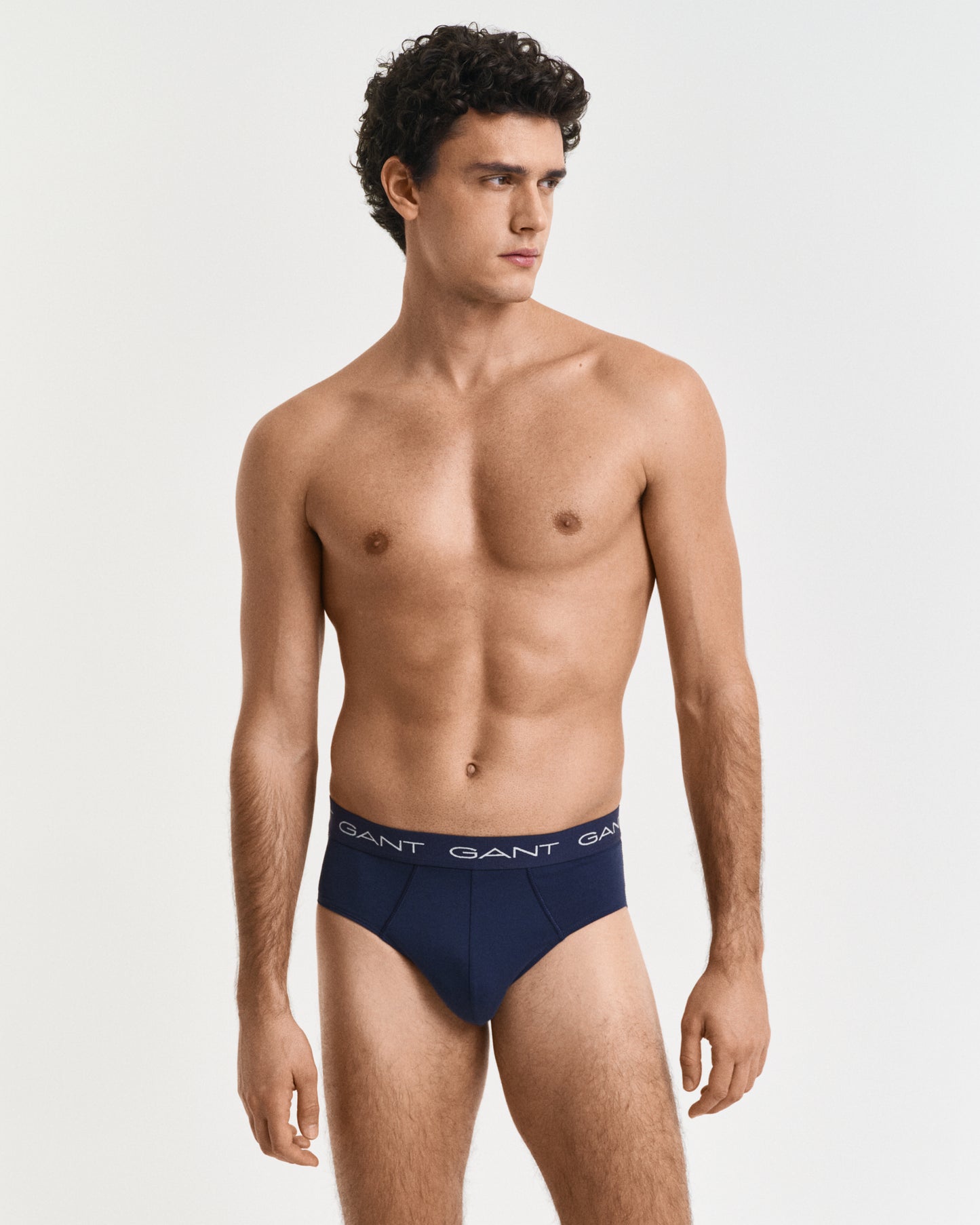 GANT 3-Pack Mens Logo Waistband Briefs - 410 Marine