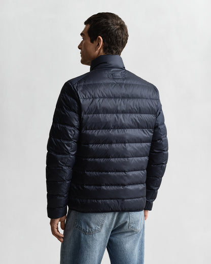 GANT Mens Light Down Padded Jacket - 433 Evening Blue