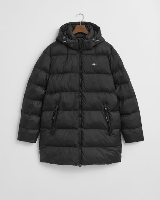 GANT Mens Active Cloud Mid Length Jacket - 5 Black
