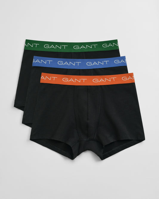 GANT Mens Trunk 3-Pack - 5 Black