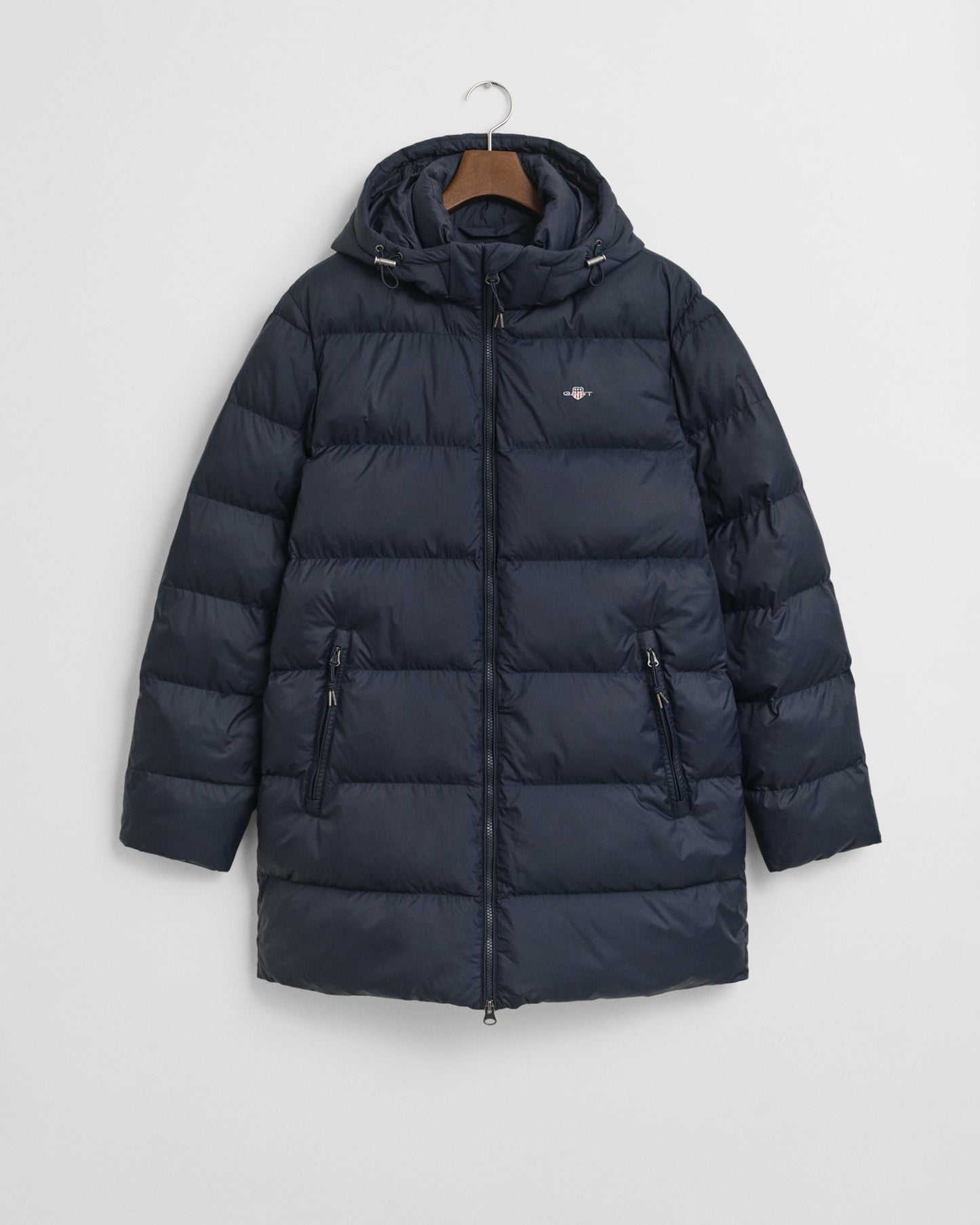 GANT Mens Active Cloud Mid Length Puffer Jacket - 433 Evening Blue