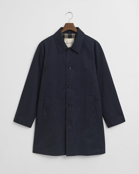 GANT Mens Cotton Car Coat - 433 Evening Blue
