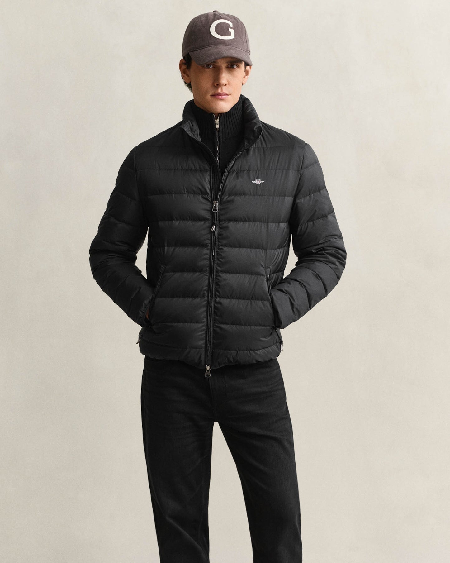 GANT Mens Light Down Jacket - 5 Black