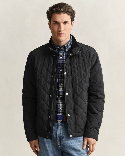 GANT Mens Quilted Jacket - 5 Black