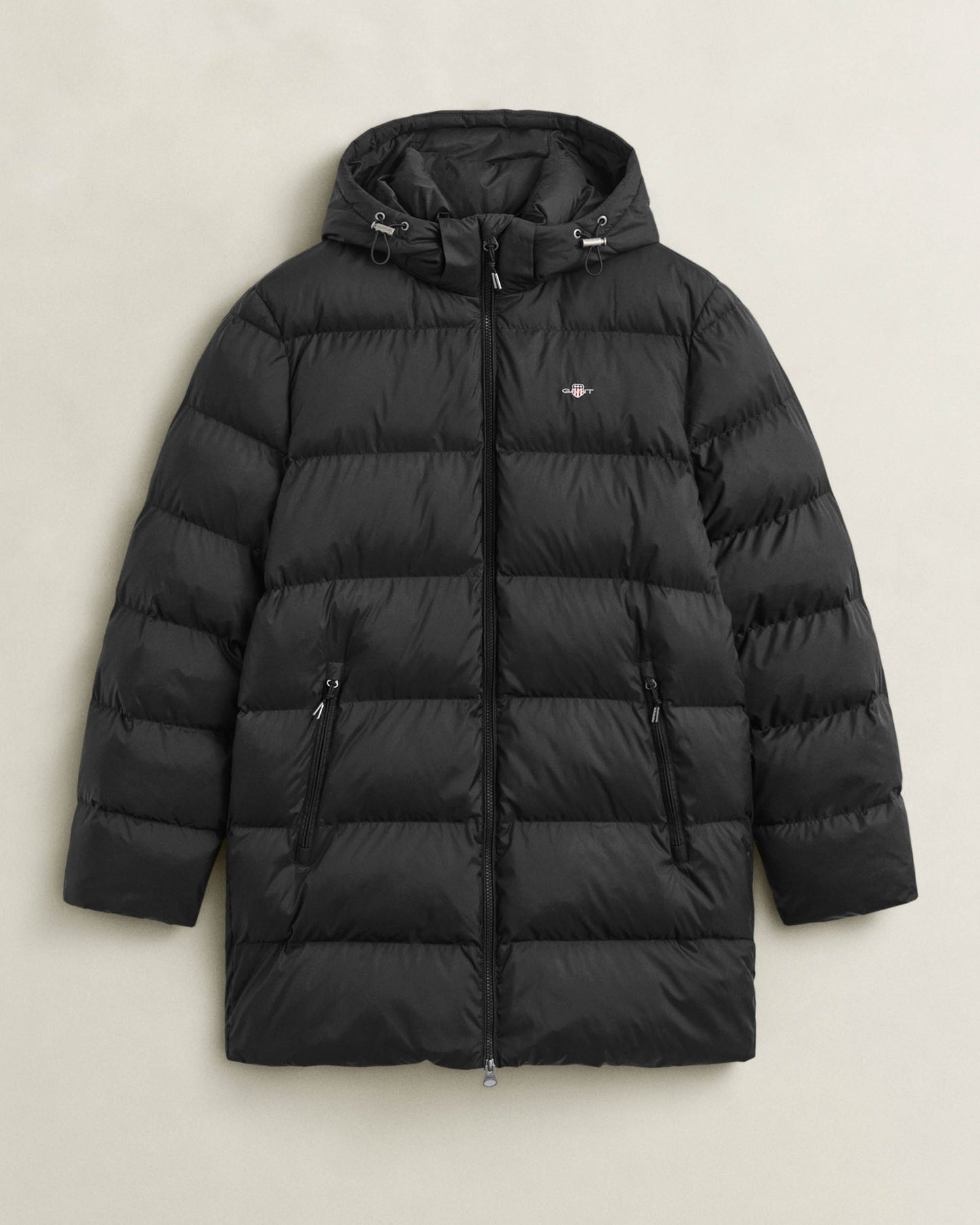 GANT Active Cloud Mens Mid Length Jacket - 5 Black