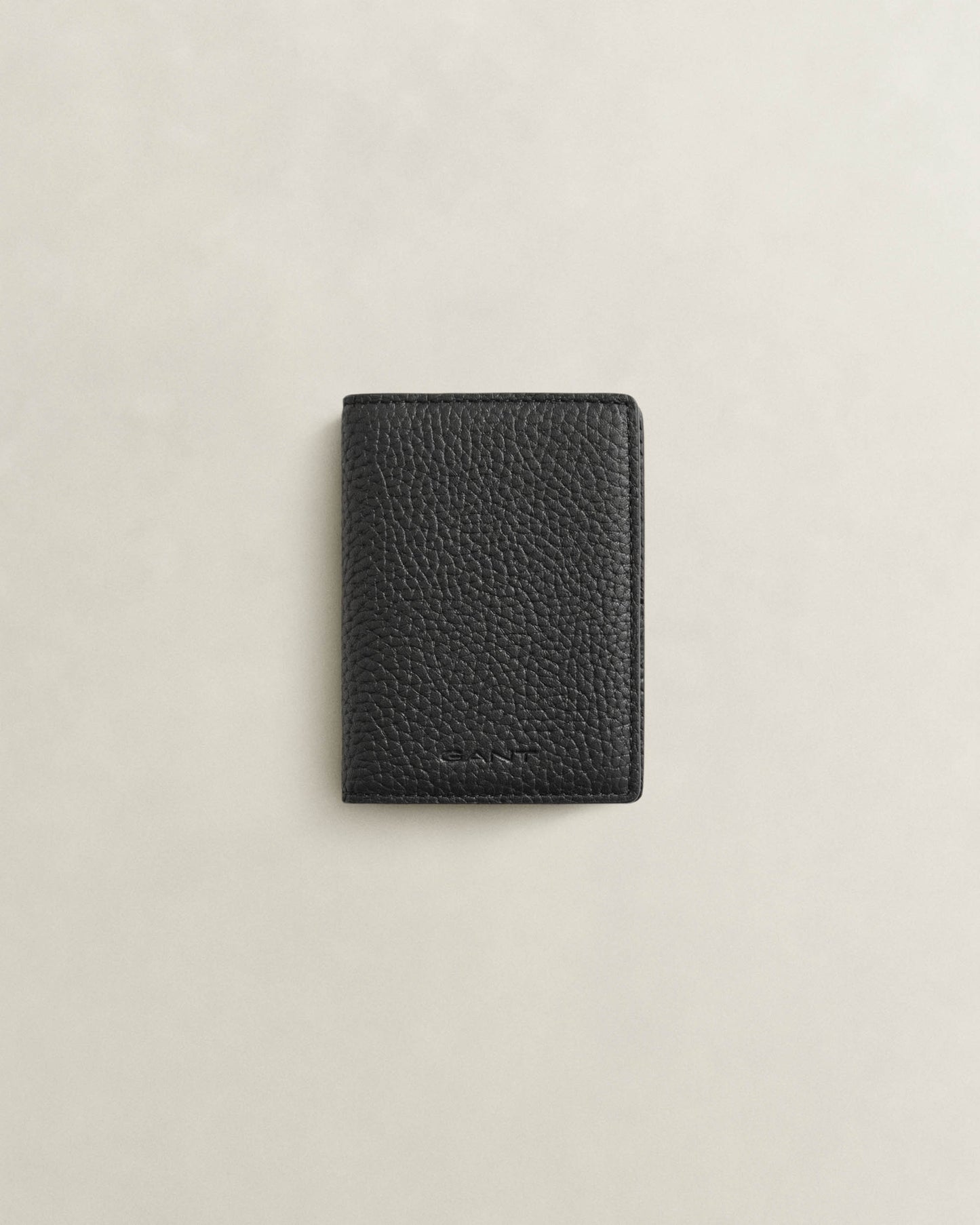 GANT Mens Leather Bifold Card Holder - 5 Black