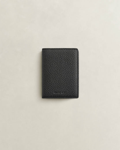GANT Mens Leather Bifold Card Holder - 5 Black