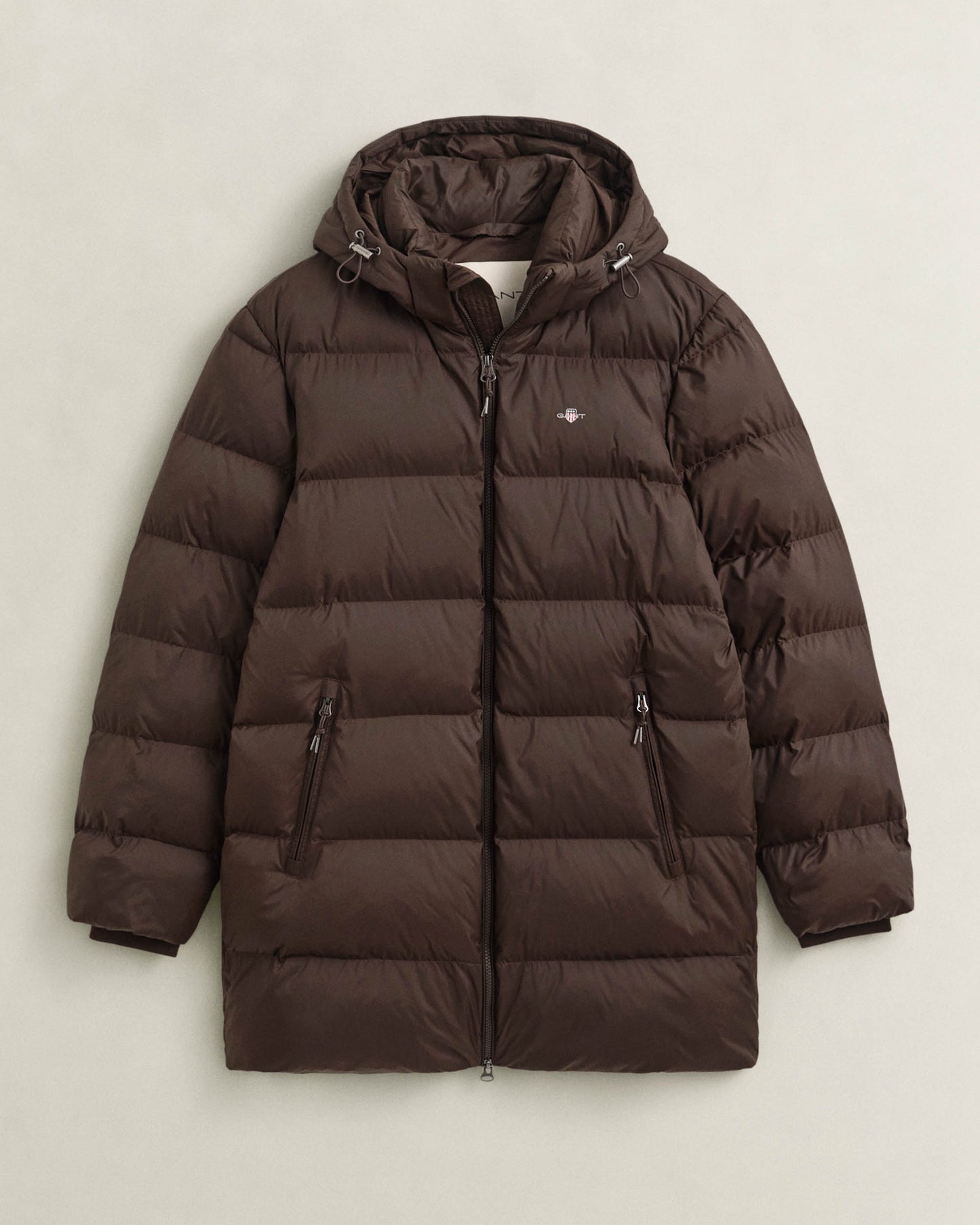 GANT Active Cloud Mens Mid Length Jacket - 217 Black Brown