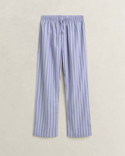GANT Mens Striped Poplin Pyjama Pants - 411 Lavender Blue