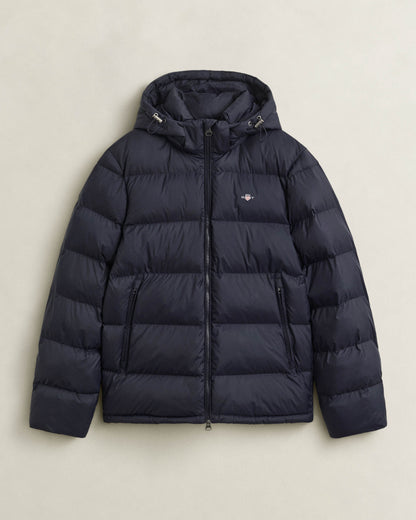 GANT Mens Active Cloud Jacket - 433 Evening Blue | CHO | Designer Mens Padded Jackets
