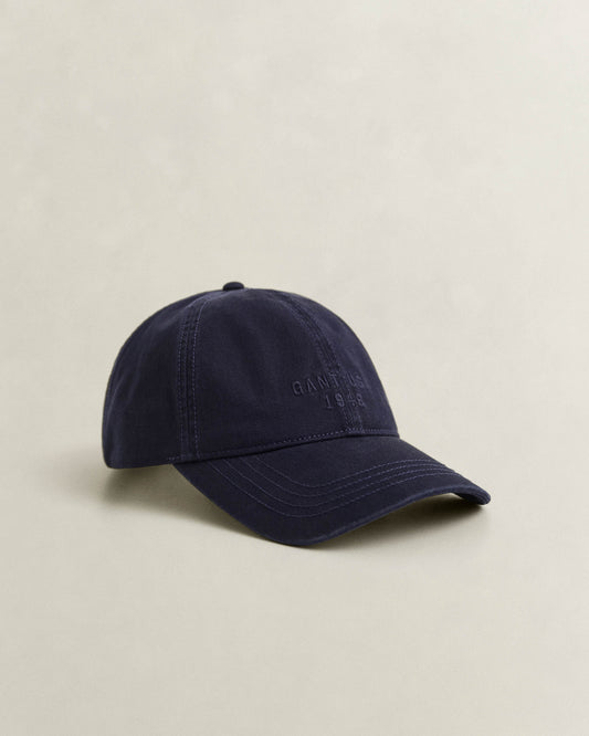 GANT Mens Crest Graphic Cap - 433 Evening Blue