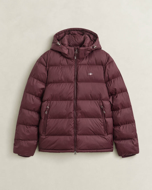 GANT Mens Active Cloud Jacket - 667 Darkened Wine