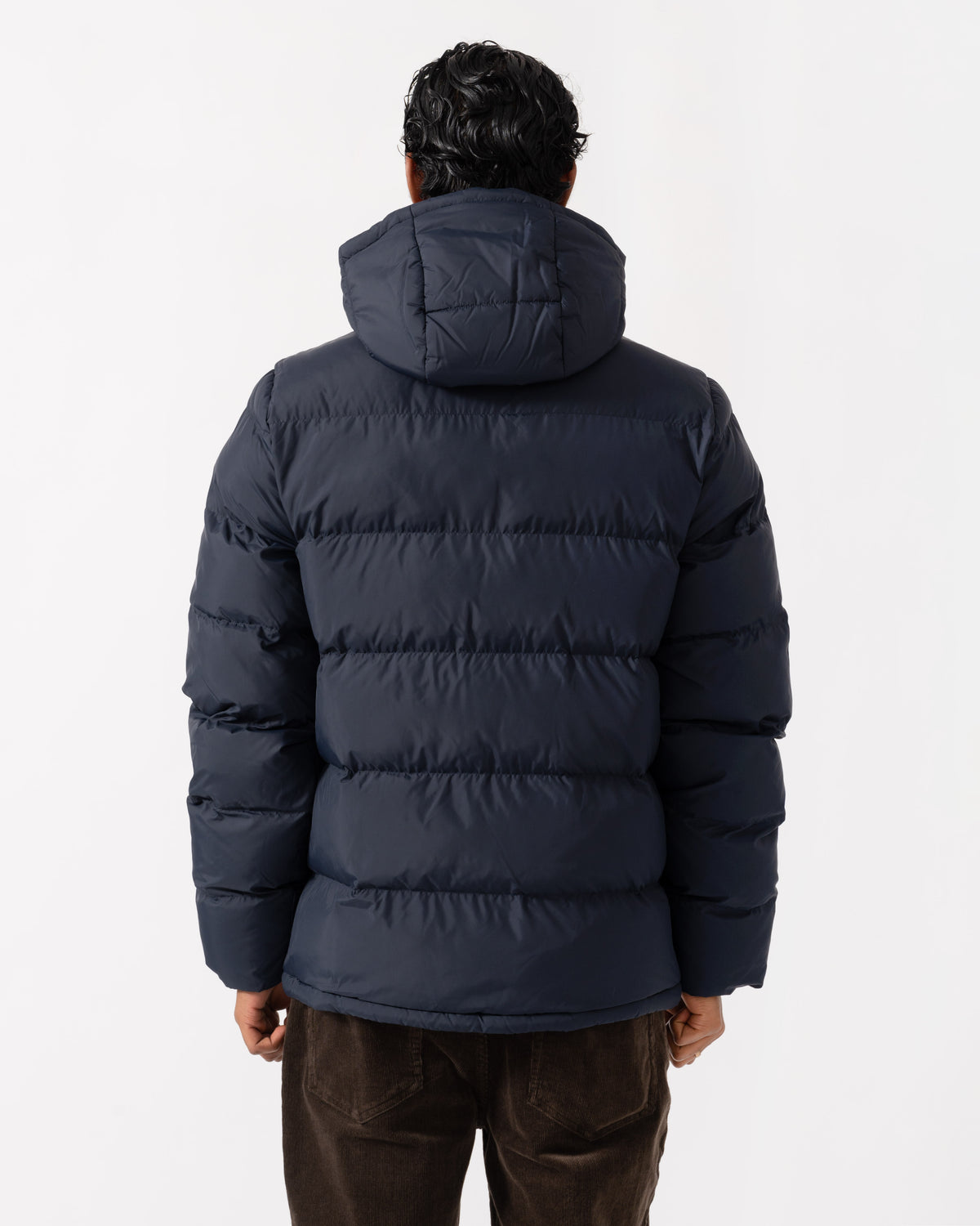 Back of the GANT Mens Active Cloud Jacket - 433 Evening Blue